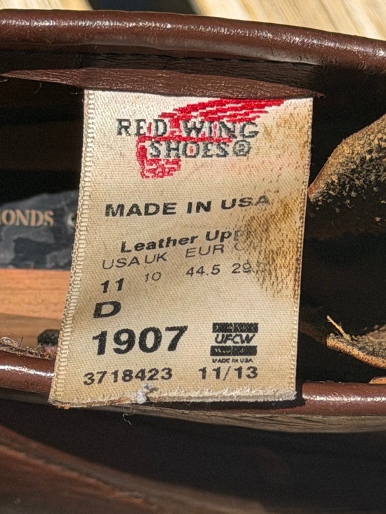 Red Wing 1907 Brown US Mens 11 D main image 4